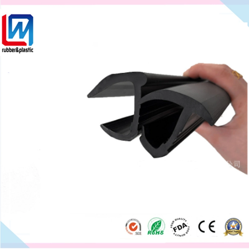 Custom Co-Extrusion PVC Rubber Door Gasket Seal for Container, Cabinet