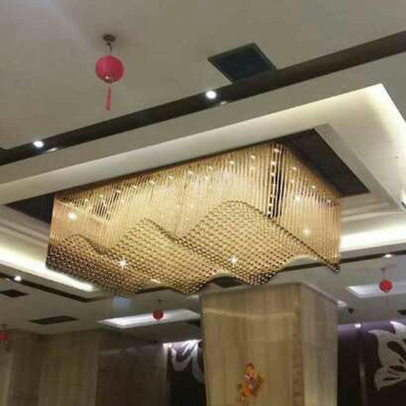 Hot Selling Custom Large Project Hotel Lobby Villa Chandelier