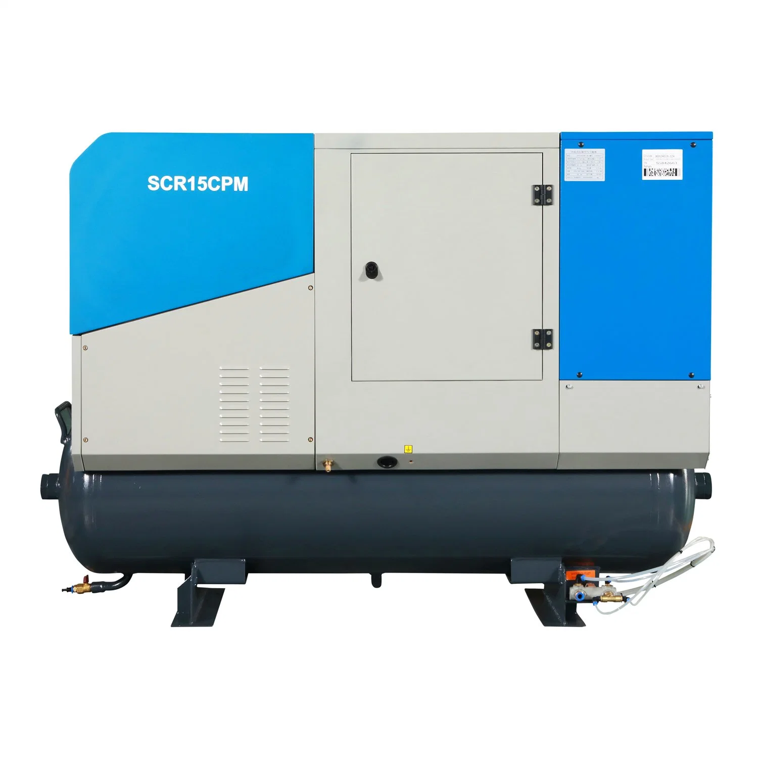 Oil Cooling Pm Motor Special Screw Air Compressor with Air Dryer for Laser Cutting (SCR20CPM)