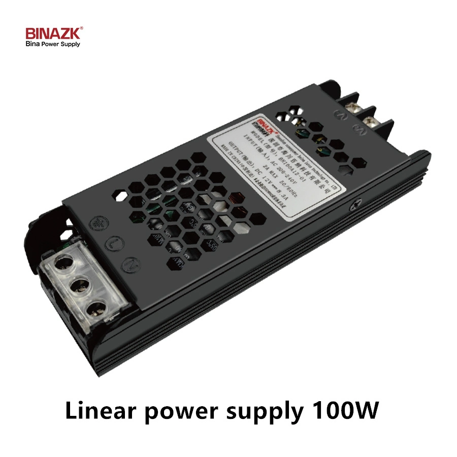 Fuente de alimentación lineal Bina Audio 12V Potencia de controlador LED industrial Suministro