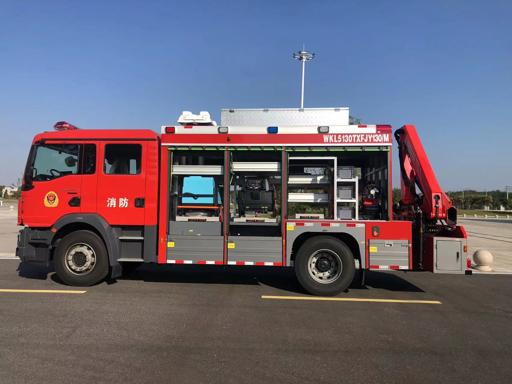 Aluminum Roller Shutter Customized for Fire Truck