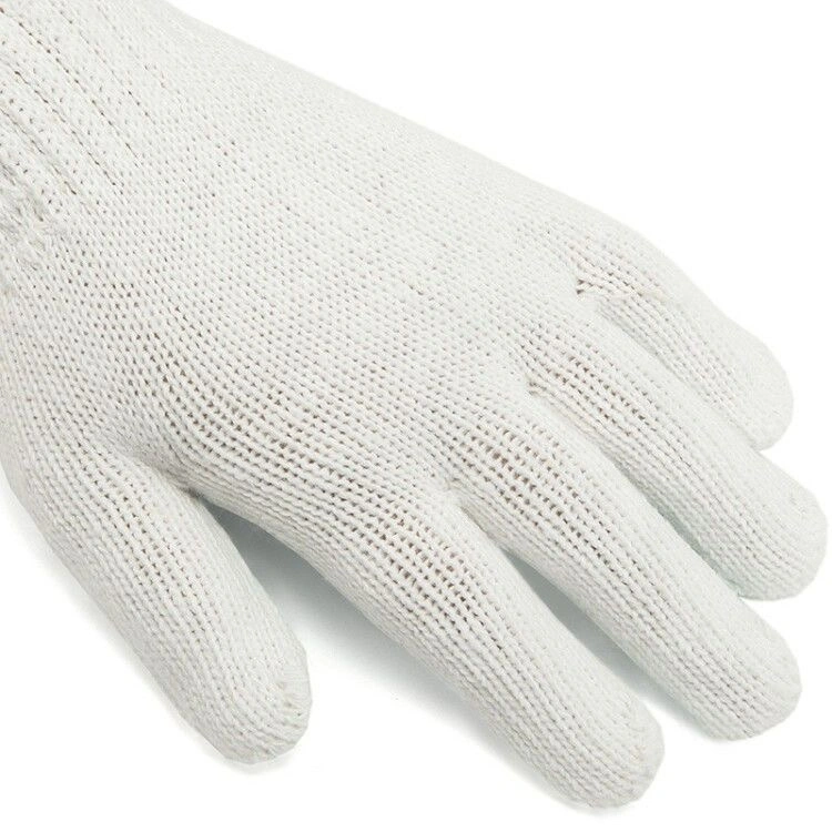 Gants en PVC à pointillés en usine gants de travail en coton blanc Gants de jardin en coton pour la ferme