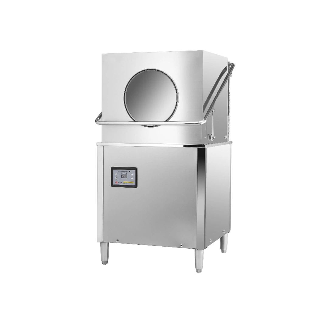 Commercial Hood Type Dishwasher Plus Freestanding Installation-Free with Perspective Window