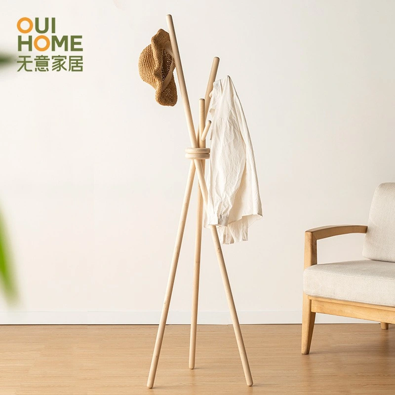 Wooden Coat Rack Tree Standing Creative Clothing Rack Towel Stands Display Rack