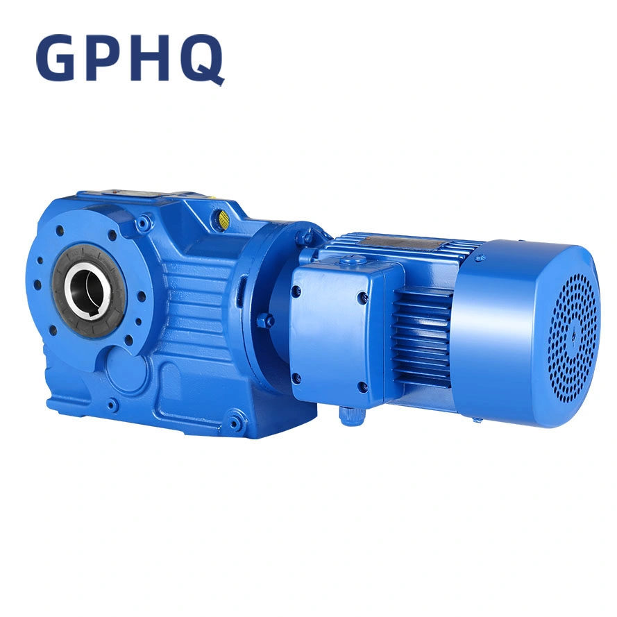 Gphq 90 Degré de transmission avec boîte de vitesses à denture hélicoïdale conique 7,5 kw pour les Grues du moteur