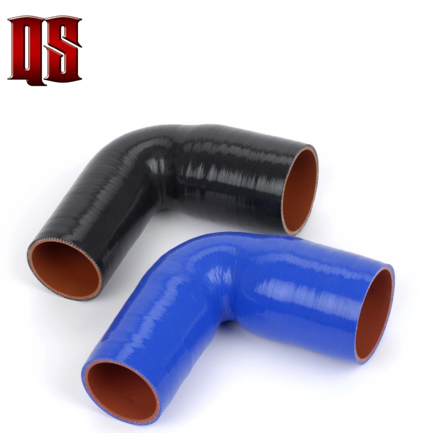 Silicone Intercooler Hose 90 Elbow Silicone Tube 3to6 Layer Rubber Pipe 3 1/2" 89mm Use for Cars Trucks Heavy Machines Marine