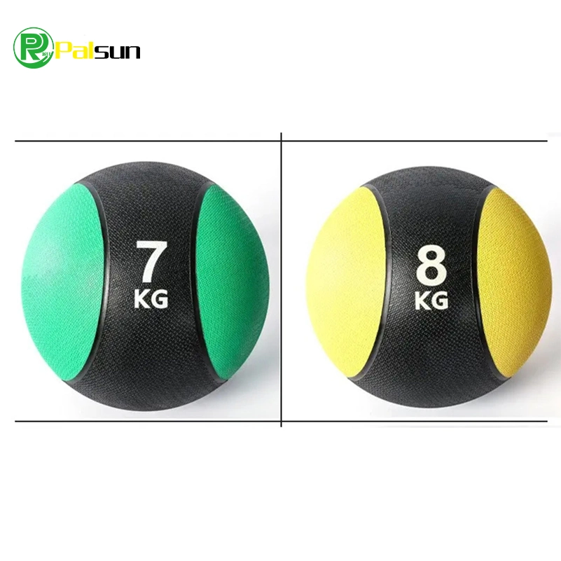 New Hot Selling Gym Workout Double Color Rubber Medicine Ball