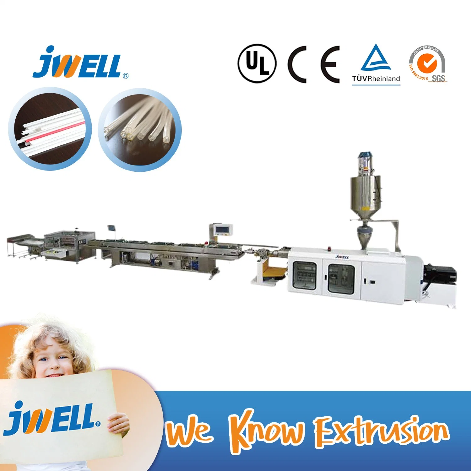 PE/PP/PA/PU/PLA/ABS 3D Printing Wire/Consumables/Automotive Tiny Plastic Pipe Machine/Tube Extrusion Line