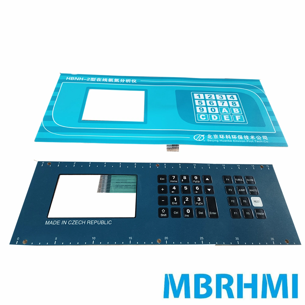 Clavier filaire du panneau de commande avec boutons plats de l'interrupteur à membrane OEM