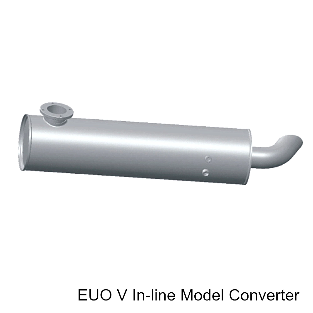 Estándar de emisión de acero inoxidable universal Modelo en línea no-Road Eio VI Convertidor del sistema del filtro catalítico del escape automático del convertidor