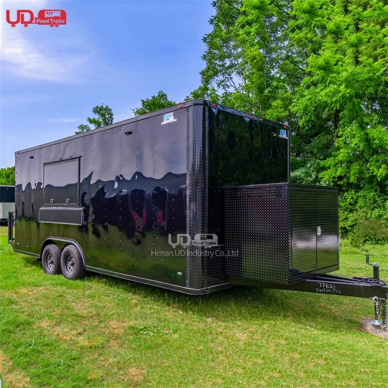 UD Mobile Kitchen Pizza concession Trailer Tacos Truck Restaurant Fast Remorque alimentaire