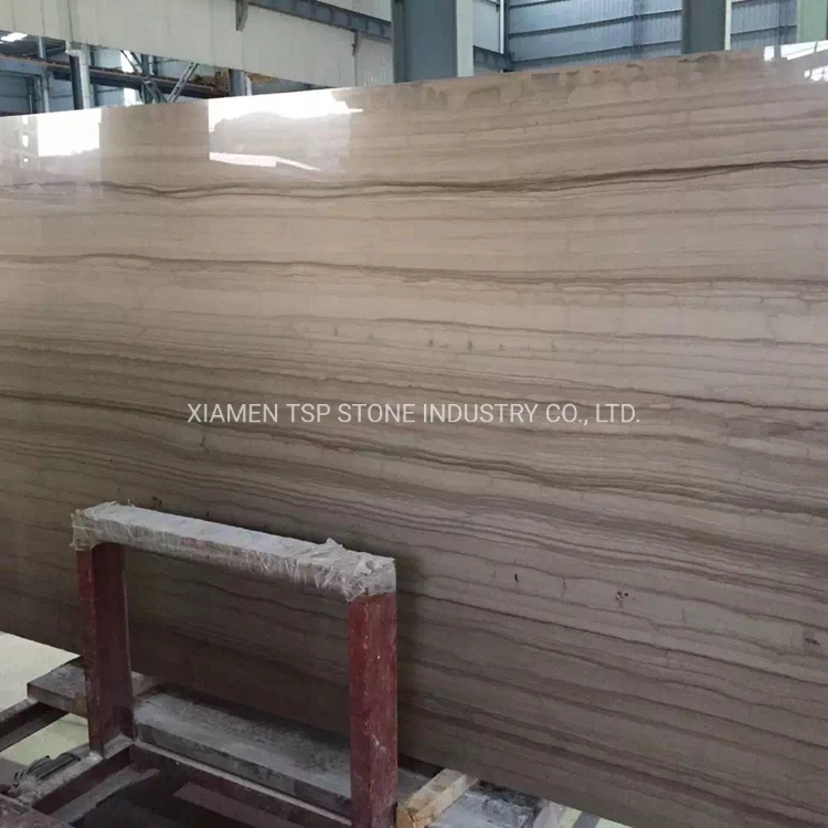 Chinese Athen Grey Wood Vein Serpeggiante Marble Slabs for Floor Tiles