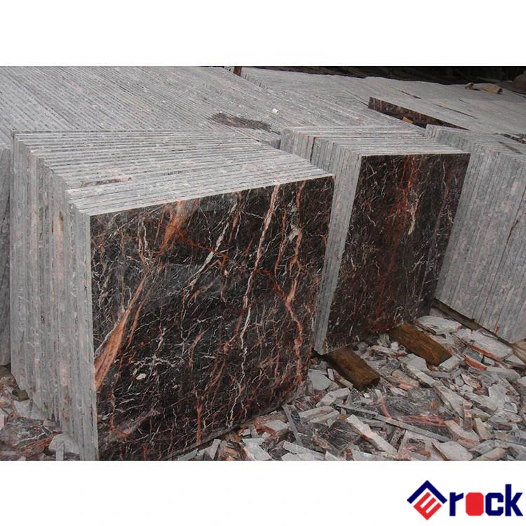 China Cuckoo Red Marble Stone Polierte Platten für Indoor Boden Fliesen und Stufen