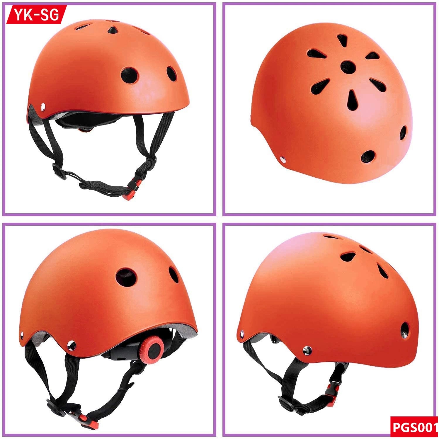 7 Pieces Kids Helmet Sports Set Toddler Youth Dirt Mountain Bike Protective Gear for Child