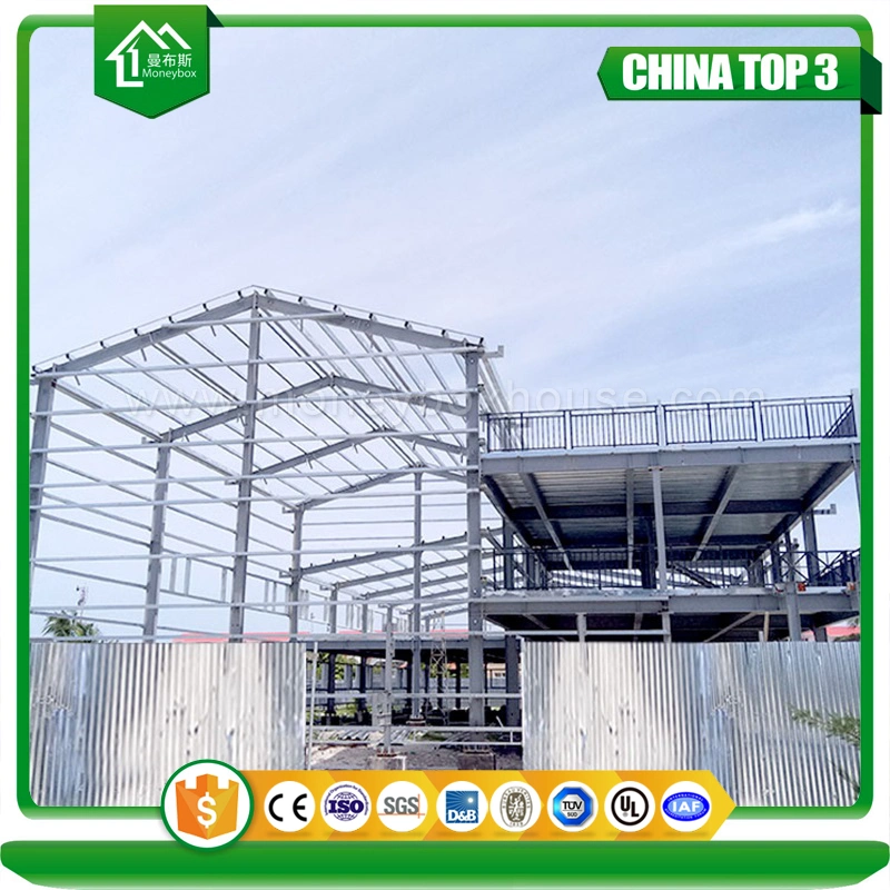 High Snow Load Prefabricated Industrial Two Story Steel Structure Workshop