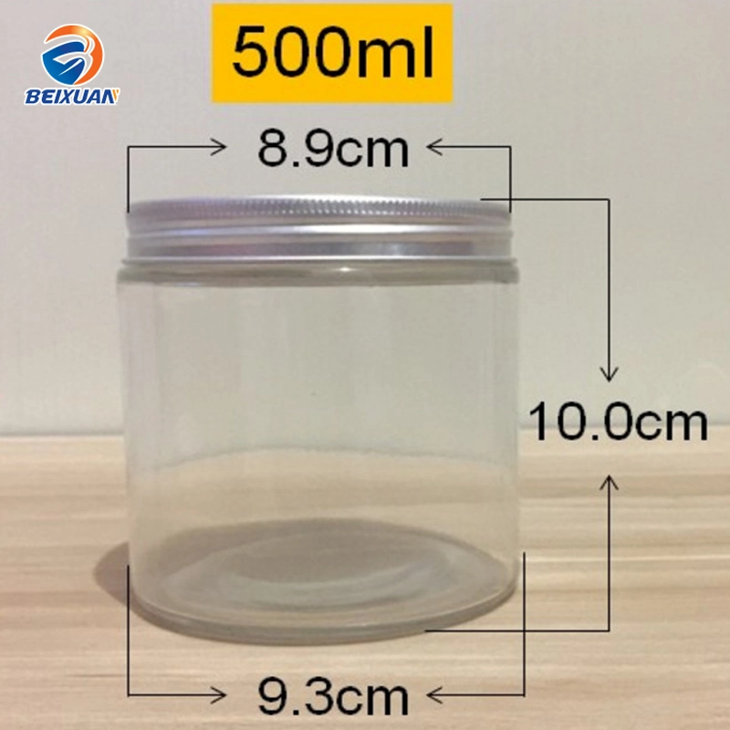 200ml Straight Round Glass Jar Aluminum Lid Sealed Jar Honey Snack Food Storage Box Seasoning