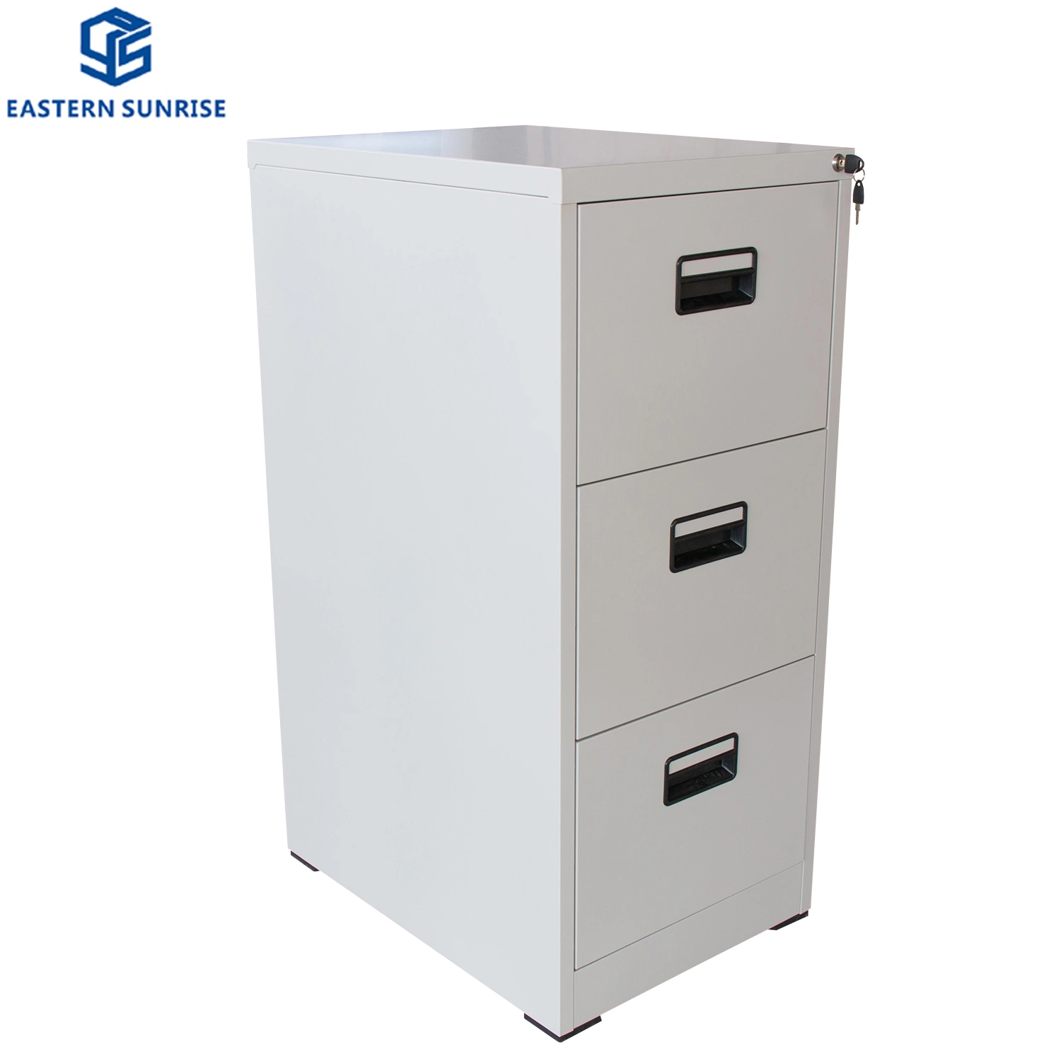 Metal Filing Storage Cabinet with Lock 3 Drawers Office Home