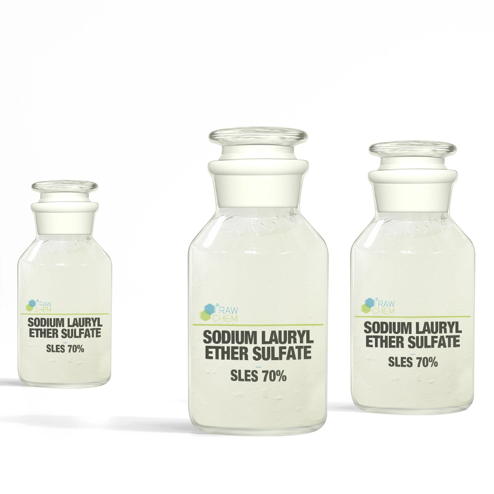 SLES 70% sulfato de éter de Laurilo de sódio com ampla compatibilidade