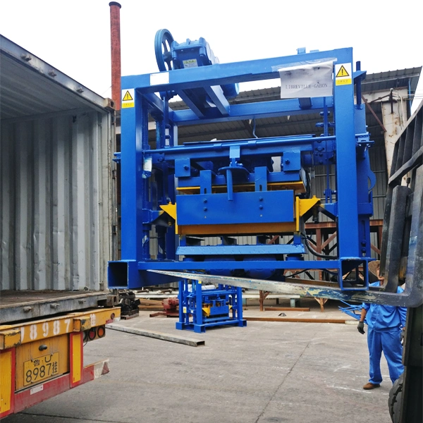 Paving Block Making Machine Qt40-2 Mannual Interlocking Brick Making Machine