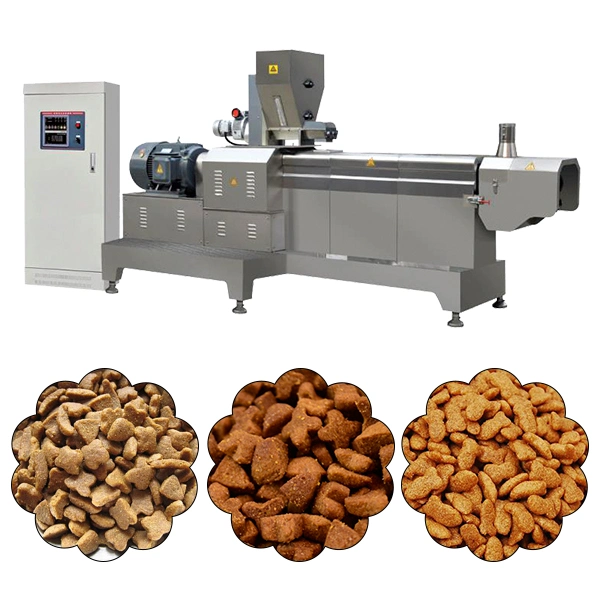 Automastic Pet Food Production Line Dry Dog Food Extrusion Making Machine Fish Feed Machine