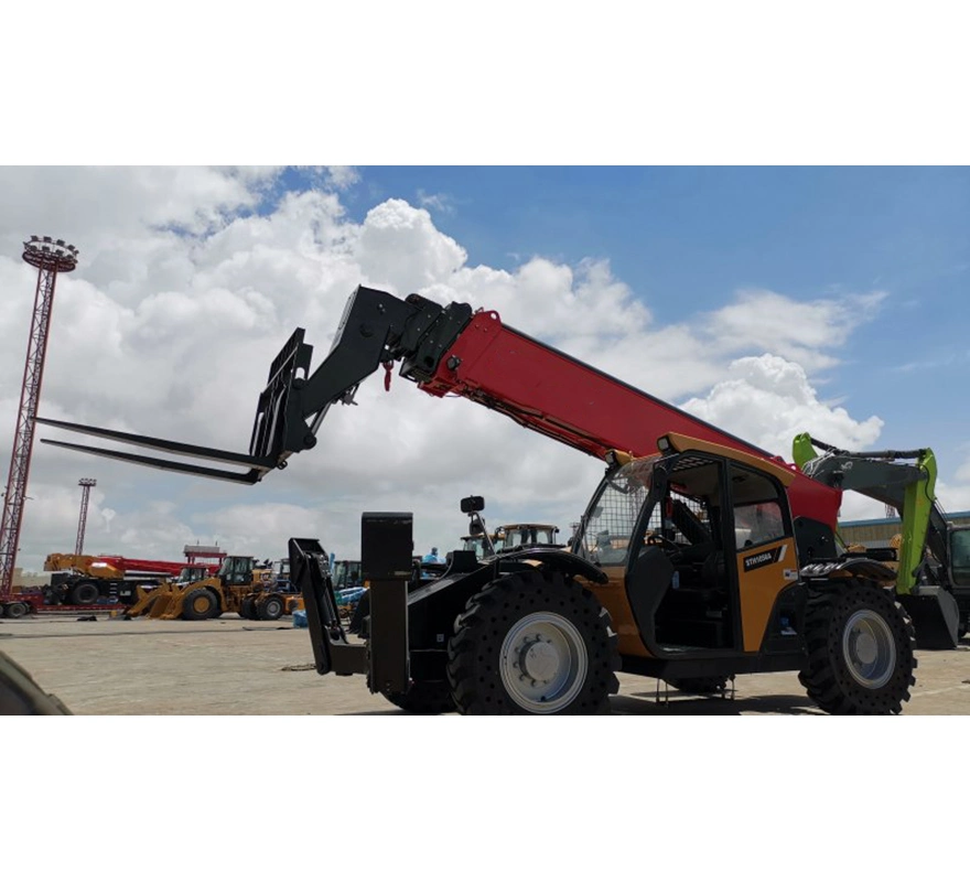 4.5t 17m Height Telescopic Side Boom Forklift Telehandler Sth634A Sth844A Sth1056A Sth1256A