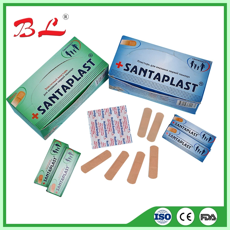 Cinta adhesiva quirúrgica Apósito para heridas de primeros auxilios transpirable Band Aid Plaster 7,2*1,9cm -F