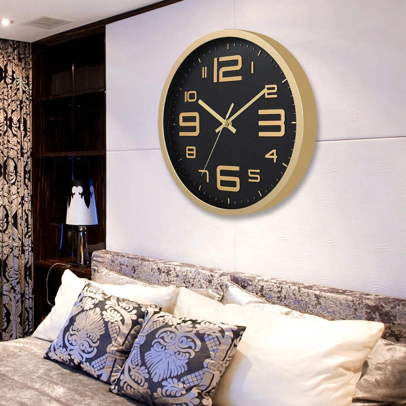 12 Inch 30cm Silent Wall Clock Creative Fashion Home Living Room Wall Clock