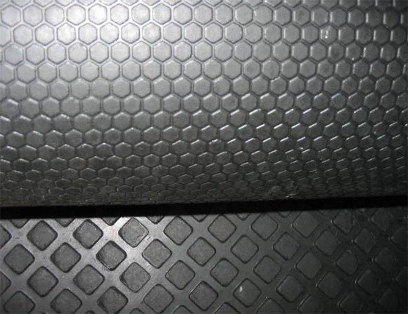 Hexagon Anti-Slip Horse Safety Stable Cow Stall Rubber Mat