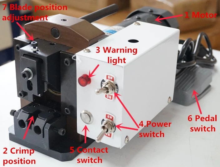 La cabeza de Cristal engastado Máquina usada para Conector modular RJ45