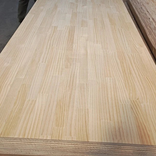 Madeira de borracha de venda a quente junta de madeira Timber Finger Lumber Board for Decoração de móveis