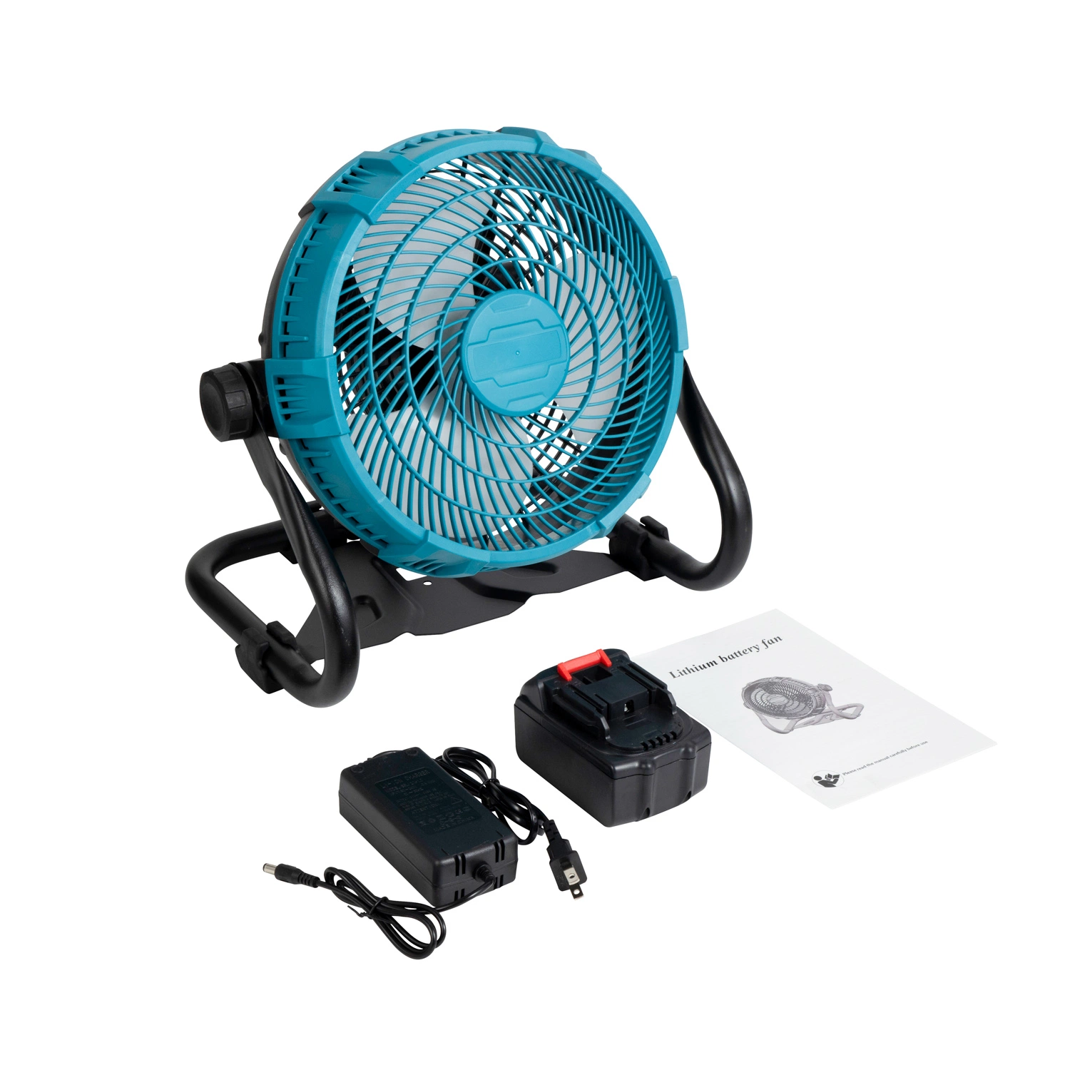 18V/20V Batterie au lithium sans fil Gamme de ventilateur portable électrique de 12 pouces.