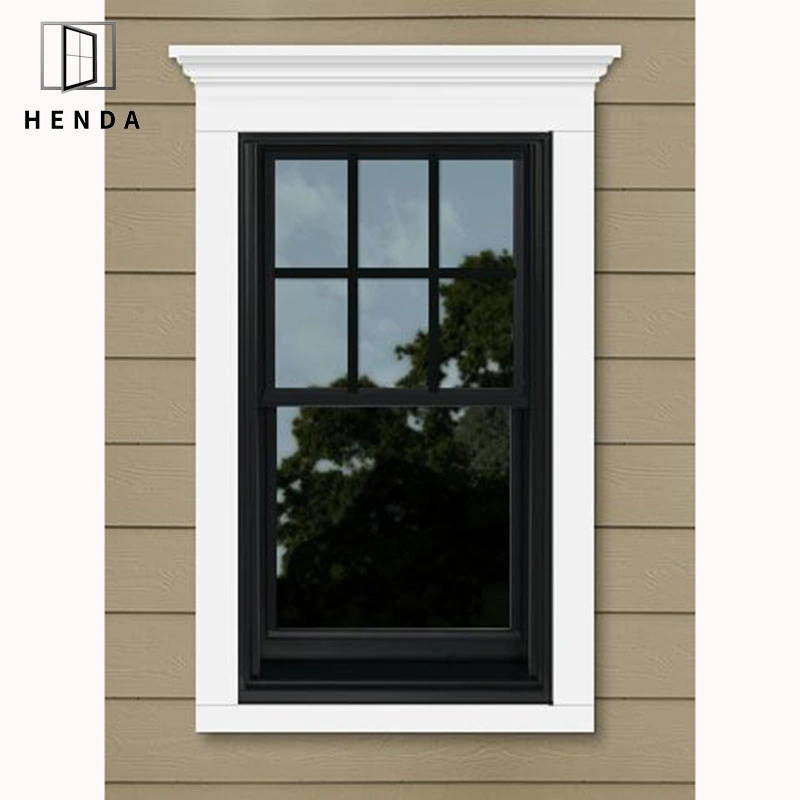 Vertical Sliding Window up Slide Security House Material Aluminum/PVC Windows