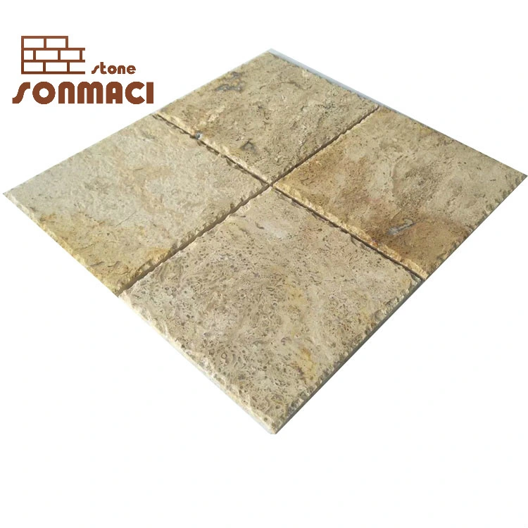 Yellow Marble Mosaic Stepping Stone Tiles