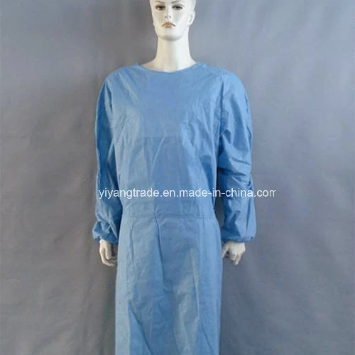 Stelized Disposable Nonwoven Doctor Surgical Gown for Surgery