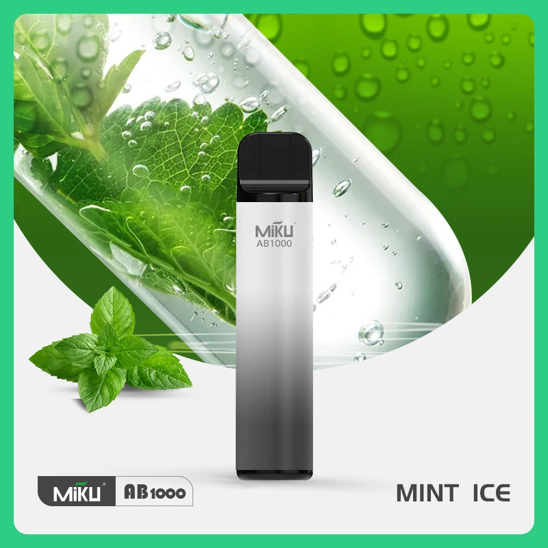 Non-Rechargeable E-Nicotine Salt Miku Disposable Vape Pen 1000puffs Wholesale Price