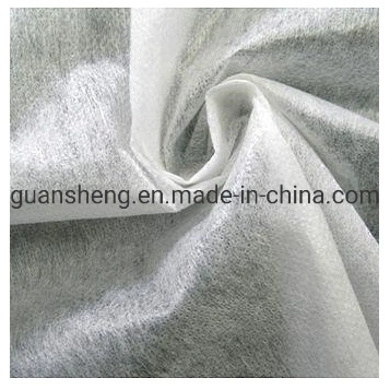 Fabricação 100% poliéster tecido de revestimento de tecido de tecido de revestimento de fusível não entrançado Grande sensibilidade elevada qualidade fabricada na China