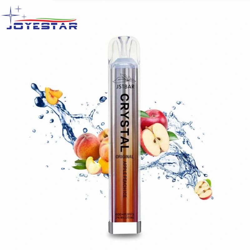 2022 Nueva Fábrica de Productos Mayorista/Proveedors Jst Bar Vapes Desechables Pluma 600 Puff Bar Vaporizador Mini Cigarrillo Electrónico