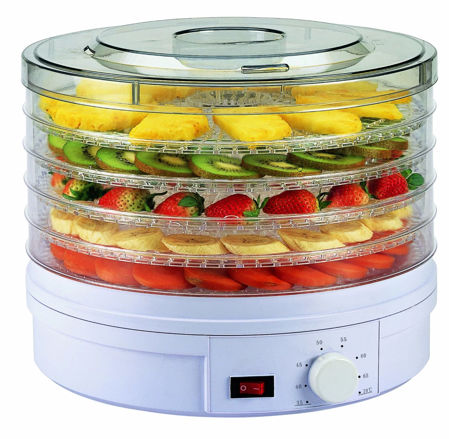 125W 5 Dry-Layers for Putting More Food Inside Food Dehydrator