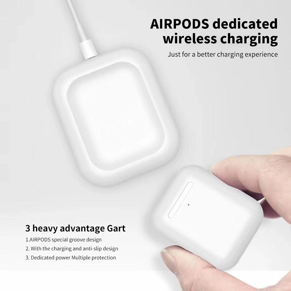 7.5W Qi Chargeur charger Dock station sans fil Pad pour Apple iPhone Airpods Airpods 2 PRO 8plus Xs X