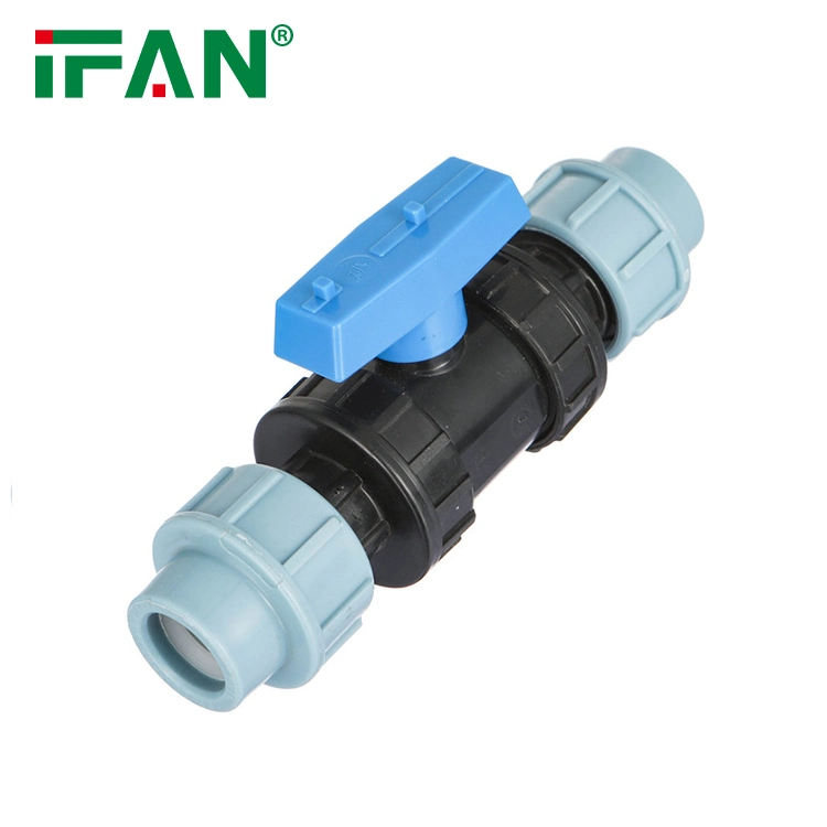 Ifan Safe HDPE Pipe Fittings Coupling Connector 601 Ball Valve for Water