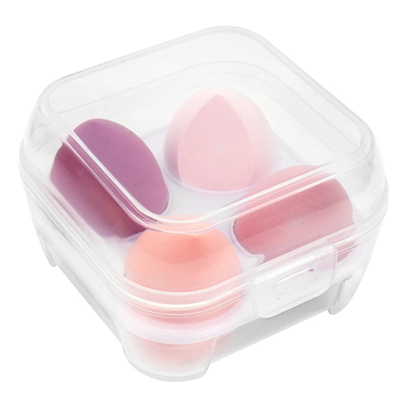 Wholesale/Supplier 4PCS/Box Colorful Foam Makeup Sponge Face Cosmetics Puff Powder Soft Cosmetic Sponge