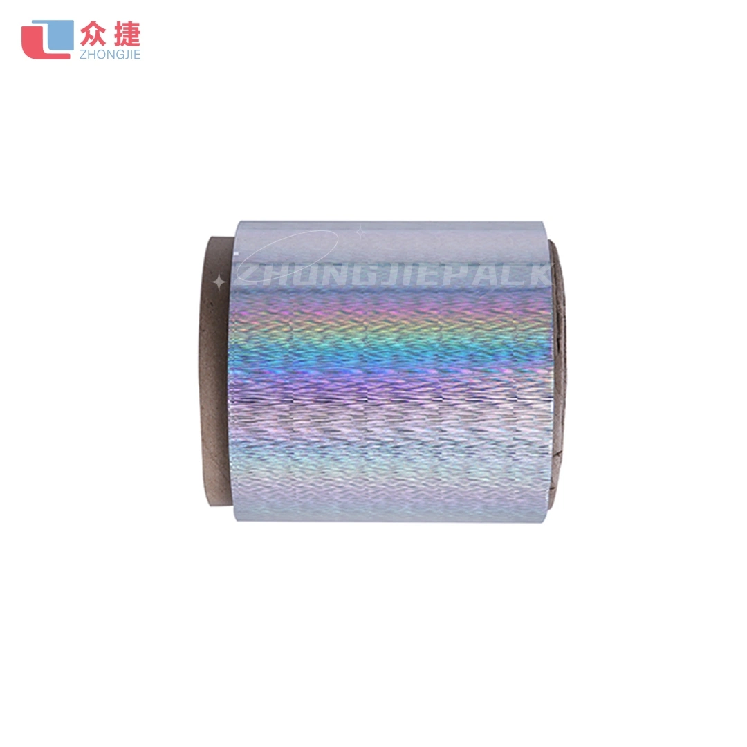 Plastic Roll Metallized Holographic Glitter Film Pet BOPP Thermal Lamination Film