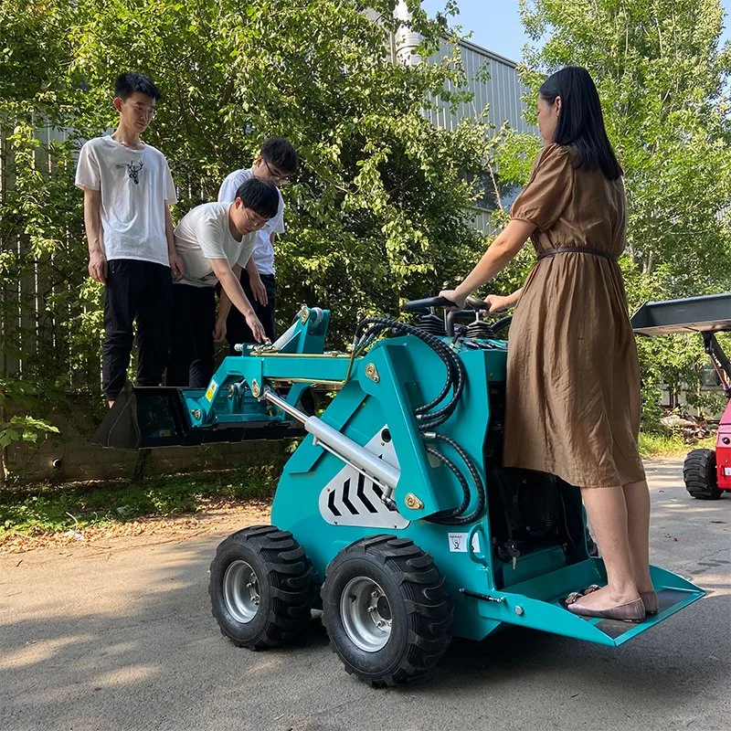 Free Shipping Skid Steer Loader Mini CE EPA Mini Skid Steer Loader Used Loaders with All Attachments and Gasoline Engine