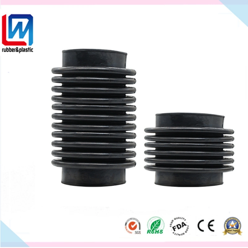 Flexible Bellows Silicone Rubber Dust Covers for Motorcycle, Industry Equipment