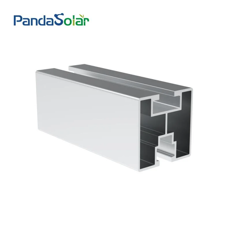 Pandasolar prix départ usine du système de montage panneau solaire PV le rail en aluminium