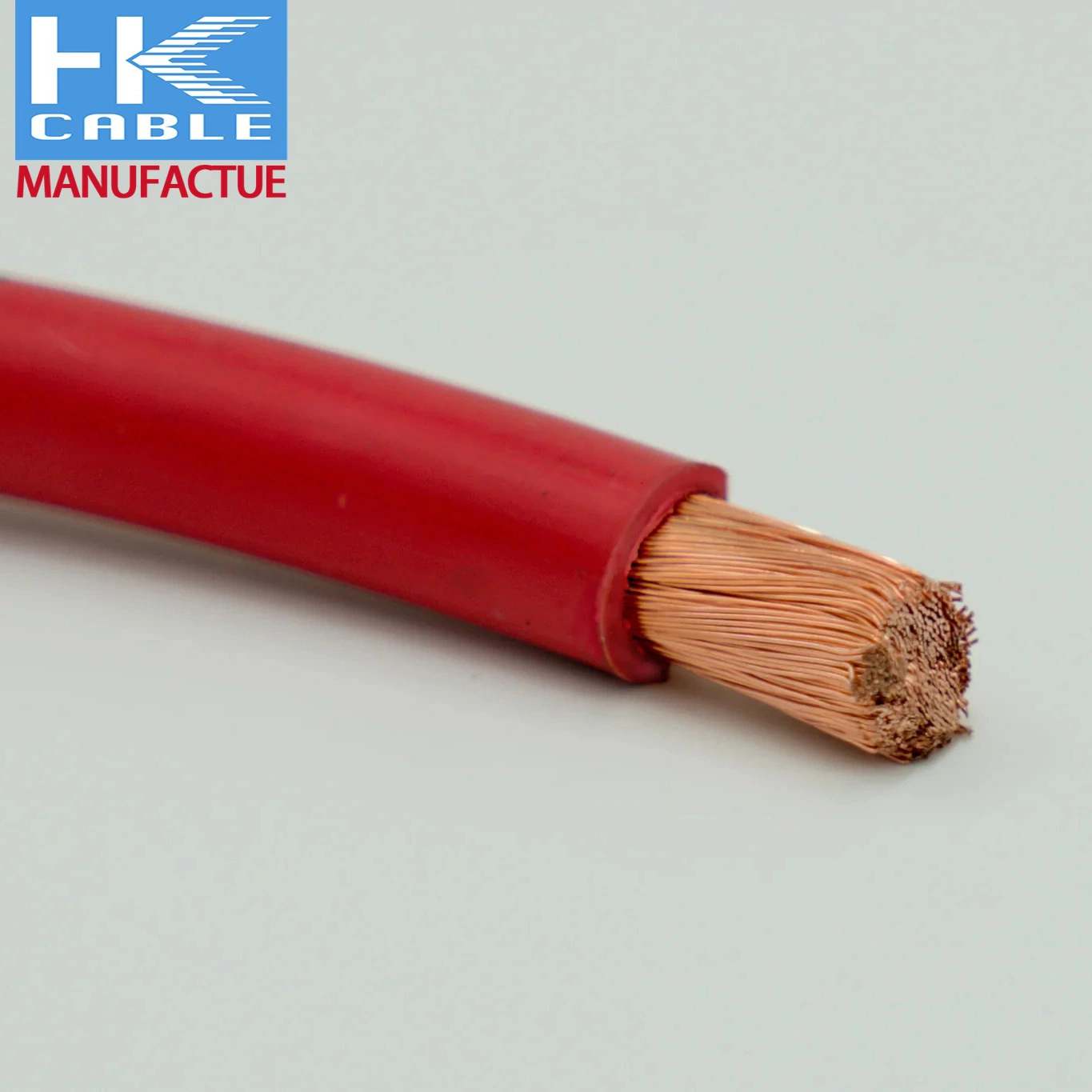 نحاسي أسود أحمر ذو لون نحاسي CCA ناعم PVC 6AWG 7AWG الطاقة التلقائية لشاحن السيارة 8AWG 10AWG 12AWG 14AWG 16AWG 18AWG كابل البطارية كابل العبور للسيارات كابل العبور