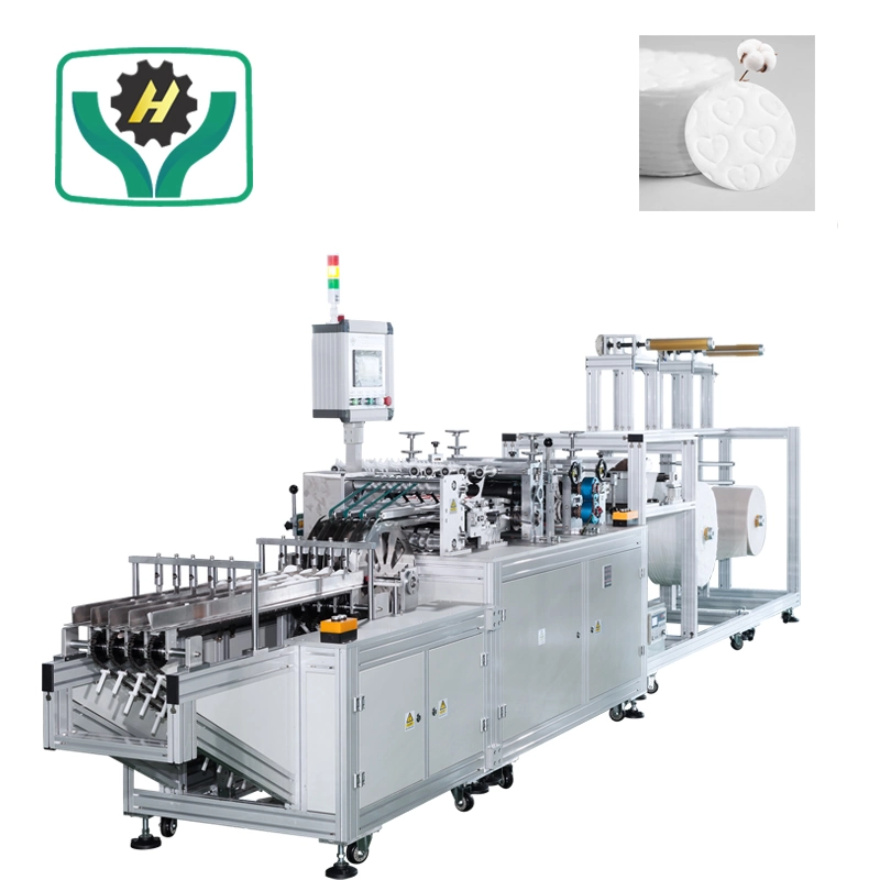 Beauty Care Daily Makeup Cotton Pads Making Machine Textile Fabric Cotton Pads Production Line