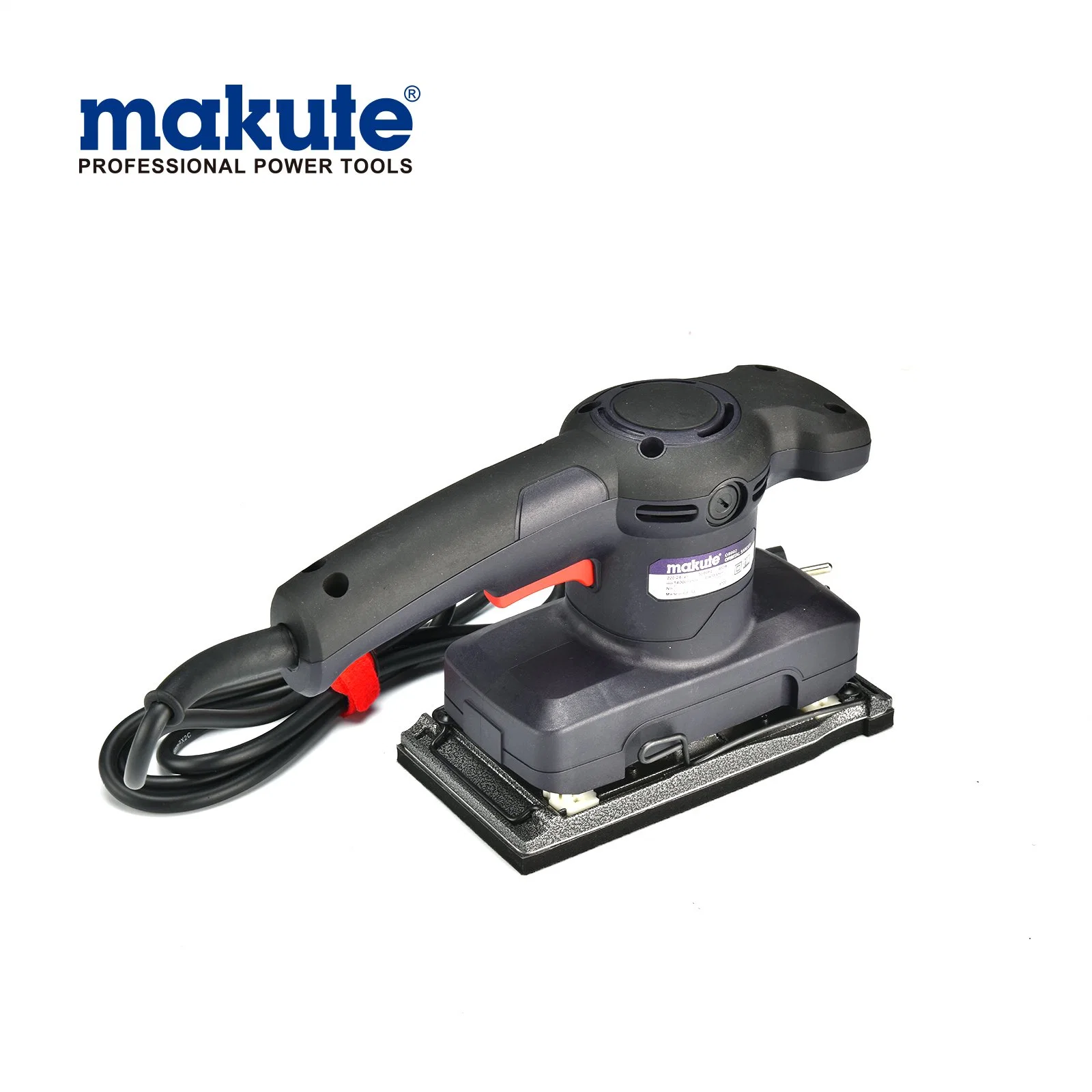 Makute 480W Elektrischer Orbital-Luftschleifer mit Polster Größe 93 * 185mm