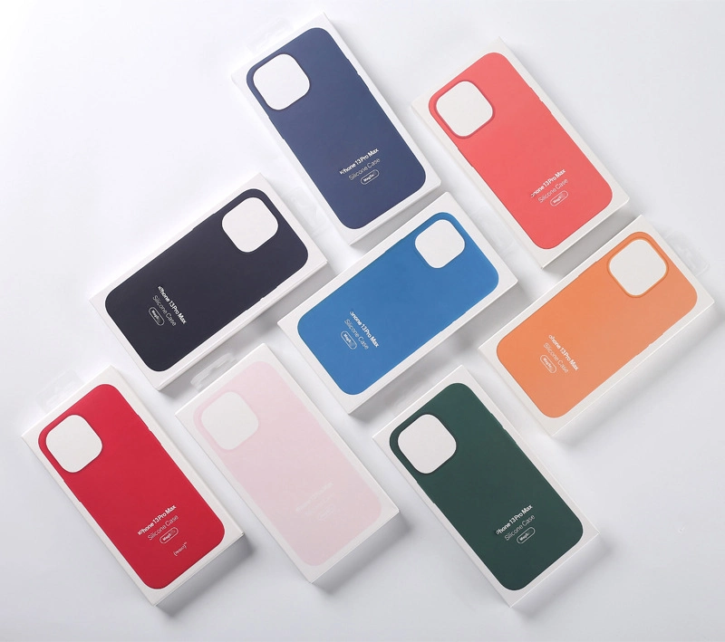 Color caramelo de alta calidad de silicona TPU Case de teléfono, adecuado para el teléfono 13 Teléfono ultrafino, Moda y Diseño personalizado