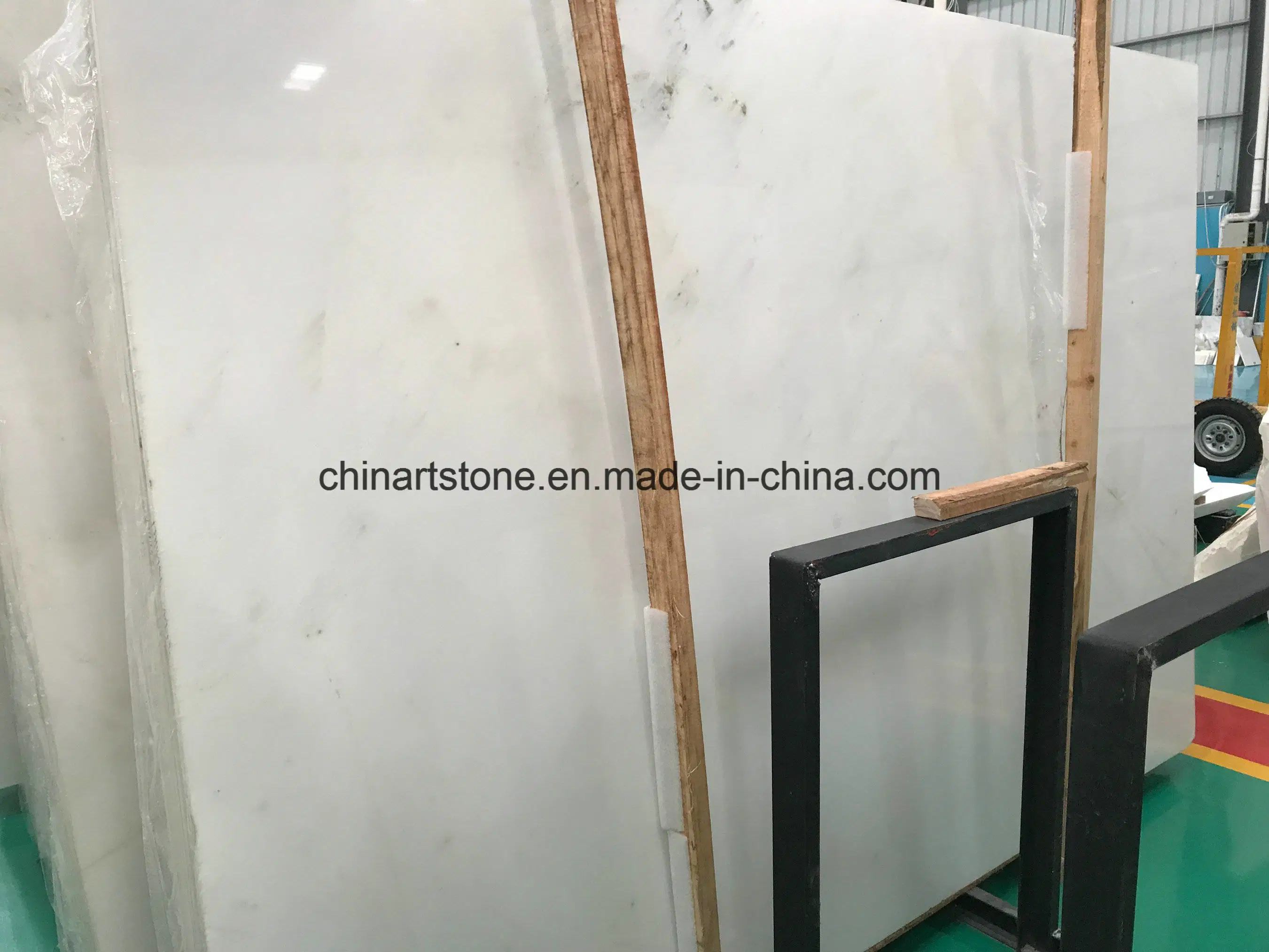 Chinese White Onxy Marble Slab for Wall Tiles